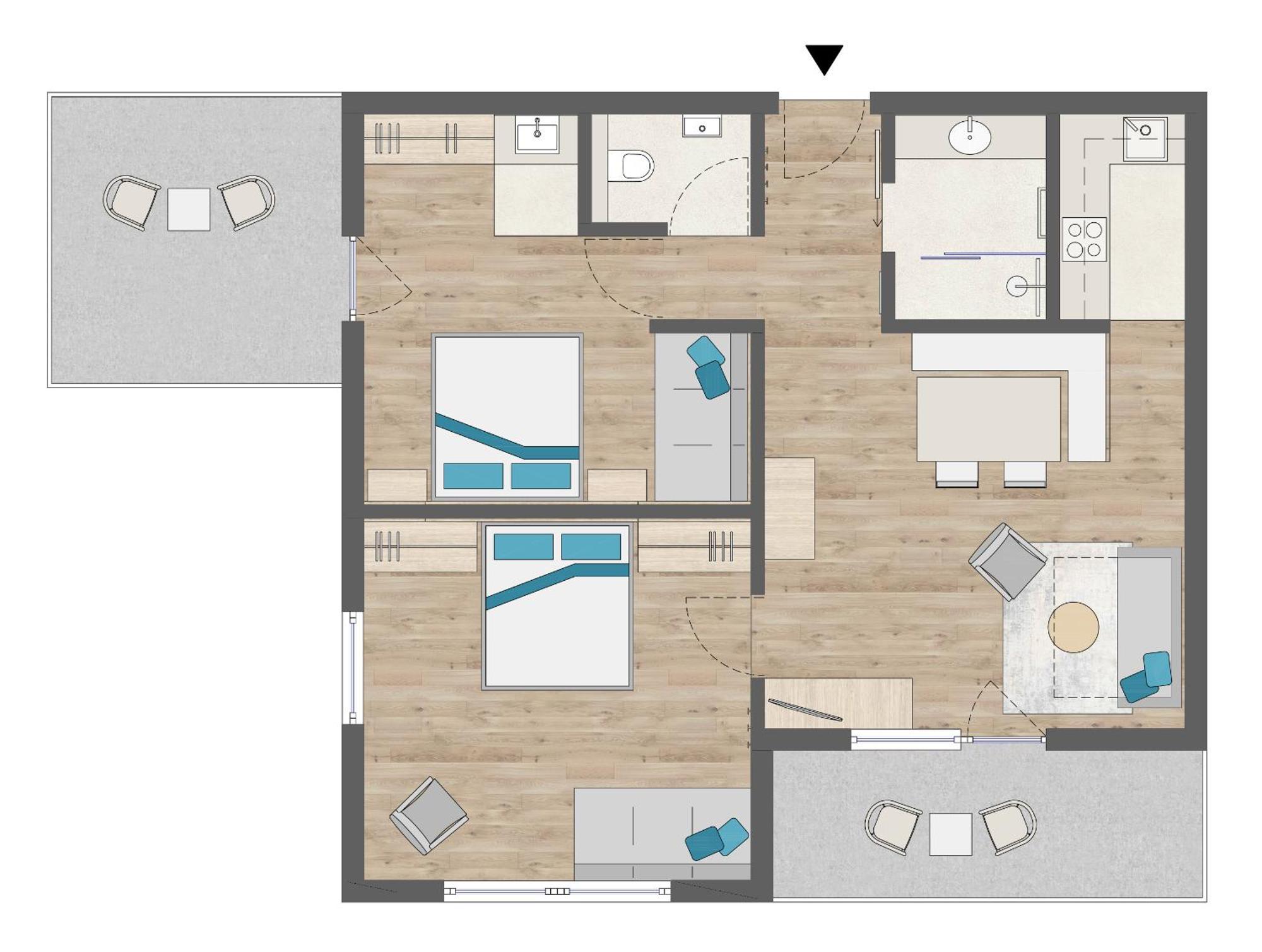 Apartment Pale フィス 部屋 写真